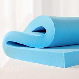 Symax 2 inch Full Memory Foam Mattress Topper, Gel-Infused Memory Foam Topper for Side Sleepers, Soft Bed Topper Mattress Pads for Bed, Sofa, RV, Camper, Dormitory, CertiPUR Certified