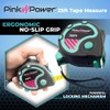 Pink Power 25 Ft Tape Measure with Fractions – Blue