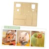 Sosoport DIY Wooden Hamster Hideout Guinea Pig House Toys Small