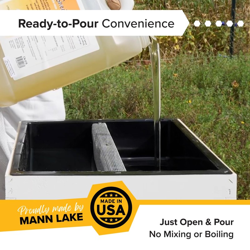 Mann Lake Pro-Sweet Liquid Feed, Natural Supplemental Feed for Bees,