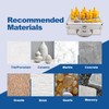 HIGHDRIL Diamond Drill Bits Kit with Triangle Shank for Porcelain