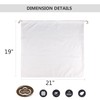 HAMBOLY 100% Cotton Bags 5 Pack Dust Cover Storage Pouch