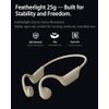 Nuevos auriculares de conducción ósea Bluetooth 6.0, auriculares de oreja