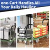 TIDY PALM Upgraded Foldable Push Cart Dolly | 680 lbs.