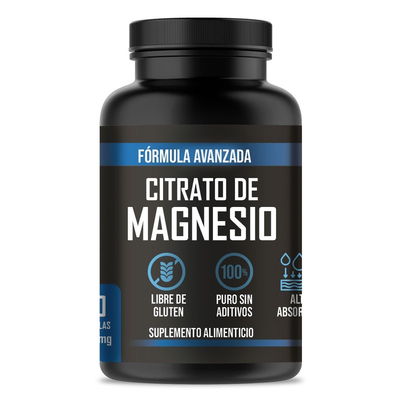 Lenico Citrato de Magnesio y Citrato de Potasio, 120 Cápsulas,