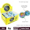 4x Stress Ball GlobeSoft Relief Tension Fun World Gift