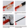 250pcs Wire Terminal connectors 7Size Electrical Butt Connector Copper Tube