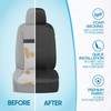 BDK PolyPro Car Seat Covers Full Set in Solid Charcoal