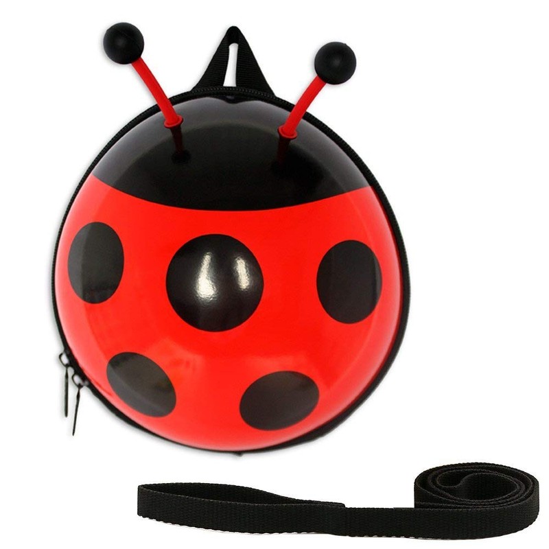 Mini Ladybug Safety Harness Backpack with Child Leash for 1-3Y