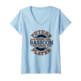 Future Bassoon Player Aerophone Music Bassoonist V-Neck T-Shirt