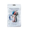 Inf-way 3pcs Super Strong Magnet Split Rings Keychain Hook Hangers