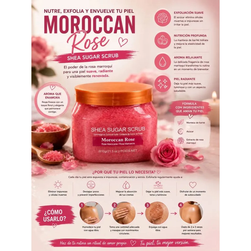 Exfoliante Corporal Granulado Azucar Koreano Mayoreo