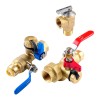 3/4 Inch Tankless Water Heater Service Valve Kit 2PCS 3/4\"