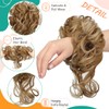 Yekartary Messy Hair Bun Women Updo Ponytail Chignon Synthetic Curly