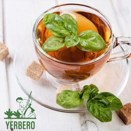 Yerbero - Loose Tea Holy Basil 4 oz (113g) | Albahaca Te Herbal | Aromatic, Wildcrafted | Leaves & Steams | 100% All Natural, non-GMO, Gluten-free.