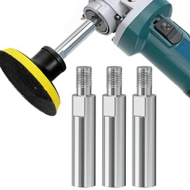 HENGBIRD 3 Piece Angle Grinder Extension, Angle Grinder Accessories, Polisher Extension Shaft Set, 80 mm Extension Connection Rod, Rotation Polisher Extension Shaft Set