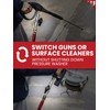WOJET Ball Valve Pressure Washer, Industrial-Grade DN10 Shutoff Ball Valve,