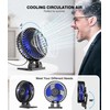JZCreater USB Desk Fan, Mini Portable Fans, 3 Speeds Desktop