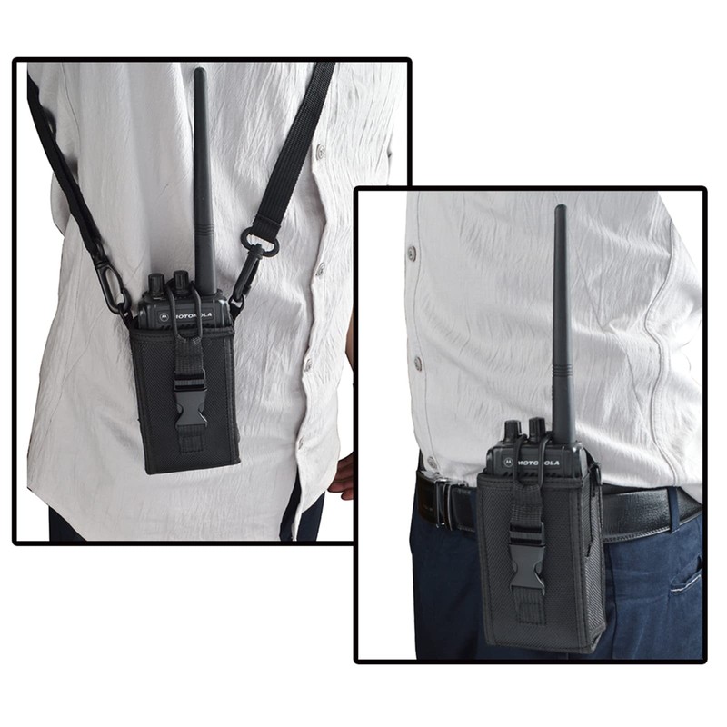 TWAYRDIO Nylon Case for Walkie Talkies with Strap for Specific