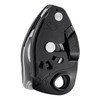 NEOX Belay device with cam-assisted blocking, optimized for lead climbing,