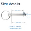 INCREWAY Quick Release Pins, 6 Pieces Hardware Quick Release Carbon