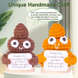 Mwmoeen Funny Positive Penguin, Positive Potato Pocket Hug Gifts Best Friend Gifts for Girlfriend Small Gifts for Women