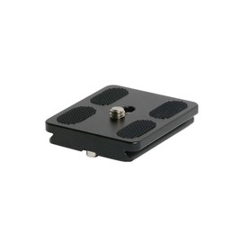 Victiv Metal Universal Quick Release Plate with 1/4 inch Screw, Tripod Mount Plate Fits Standard for Ball Head Tripod, Black