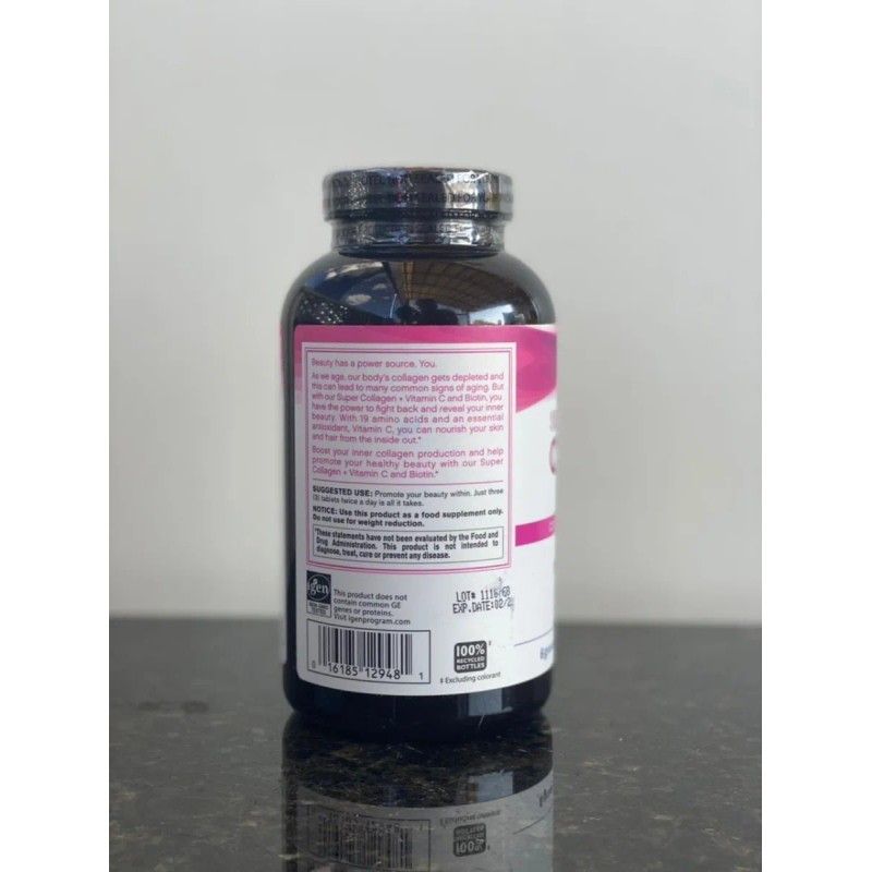 Suplemento Tableta Neocell Colágeno Super Collagen Biotina 360