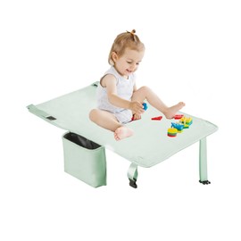 TrekBabe Toddler Airplane Bed, Airplane Seat Extender for Kids, Baby Travel Essentials, Green