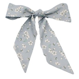 GOMINIMO Silk Scarf (Blue Floral) OR28-1