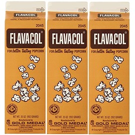 Gold Medal Prod. 2045 Flavacol Seasoning JKHnVq Popcorn Salt 35oz., 3 Pack