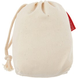 Le Jardin du Lin Printed Cotton Drawstring Bags, Shopping Bag, Fabric Bag, Fabric Bag, Vegetable Bag, Reusable, Eco-Friendly, Multipurpose, Foldable, Size: 12 x 15 cm