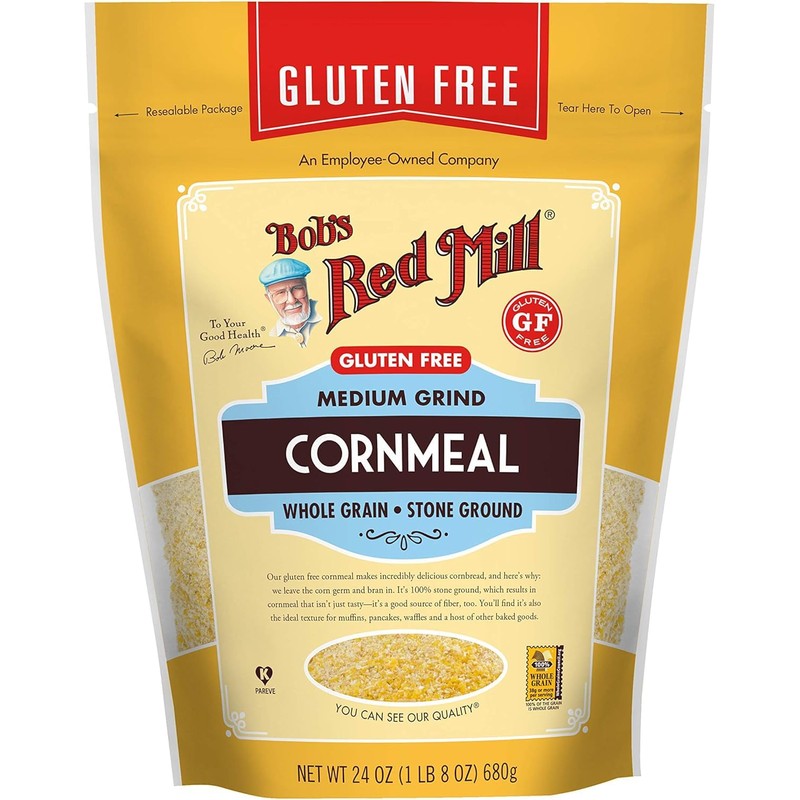 Bob's Red Mill Gluten Free Cornmeal, 24oz (Pack of 4)