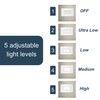 Legrand radiant NTLHORZWCC6 Horizontal Step Light Full Adjustable LED Night