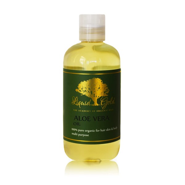 8 Fl.oz Premium Organic Aloe Vera Oil Pure Health Hair Skin Care Moisturizing