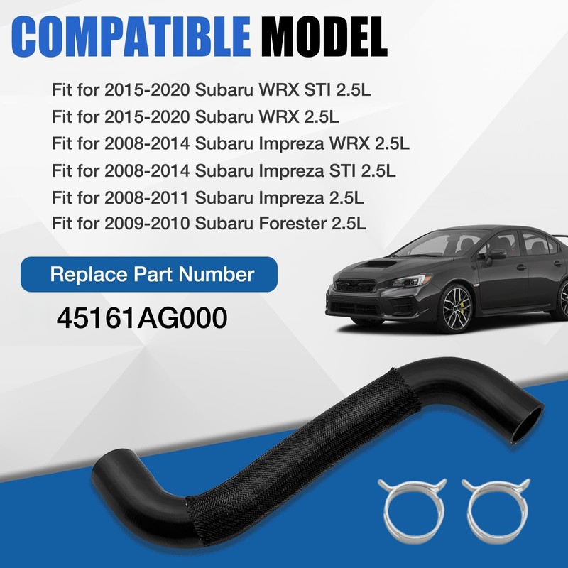 Upper Coolant Radiator Hose 45161AG000 Fit for Subaru Forester 2009-2010,