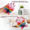 PHOGARY 3 Pack Bath Loofahs, Shower Sponge Balls Animal Mesh