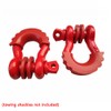 TOP-MAX Towing Shackles Bumper Protector for 3/4" or 5/8" Shackles