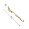 Evanda Gold Dinner Forks Set of 12 Pieces, 17.8cm Titanium