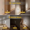 YUNLEX 2 Pack Plug in Night Light with Motion Sensor