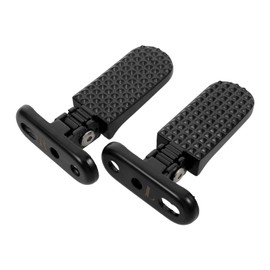 CHILDWEET Electric Moped Foot Peg Replacement 43-51mm Spacing Folding Pedal for Rear Footrest