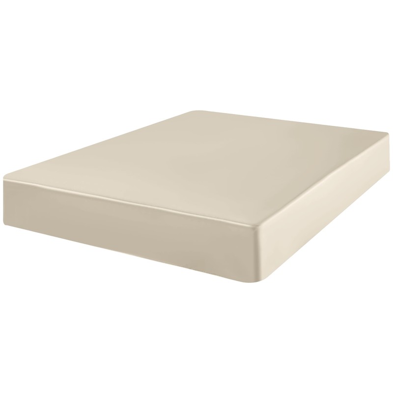 AMEHA Double Fitted Sheet - Cream Bed Sheets Extra Deep