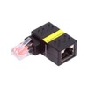 CY Adapter CAT6 UTP Male to Female 360 Degree Angled