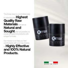 Kmax Concealing Hair Fibers - Keratin Fibres for Hair, Hair Powder for Hair Thickening Effect, Hair Fibres to Cover Hair Loss - Try Me Format 5g - Dark Brown