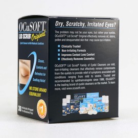 OCuSOFT Lid Scrub Original, Pre-Moistened Pads, 30 Count