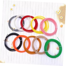 KICHOUSE 1.75mm 3D Printer Filament Refills for 3D Pen Printer Filament 10m Abs Line High Temp 10 Random Colors