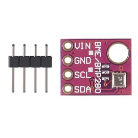 DORHEA 2Pcs BME280 5V Temperature Humidity Atmospheric Barometric Pressure Sensor Module GY-BME280-5V IIC I2C Breakout Board