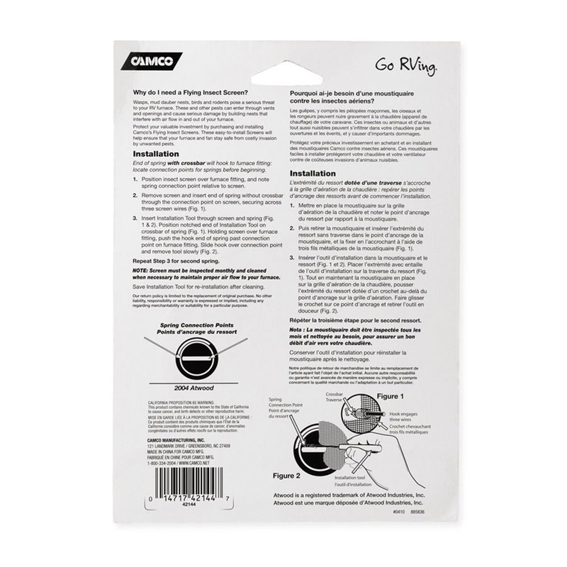Camco Flying Insect Screen for 2004 Atwood - Keep Your