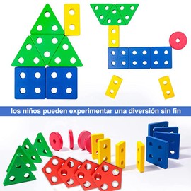 KOUQIYA Juguetes de Clasificación y Apilamiento,Juguetes Colorido Sensoriales,Juguetes Montessori para Educativos para Niños,Material Didáctico Preescola,Juguetes Didacticos,Regalos de Pascua