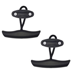 POFET 2 x Kayak/Canoe Carry Handle, T Handle with Cord and Pad Eyes, 2 Piece Kayak Canoe Carry Handle T Handle Kit